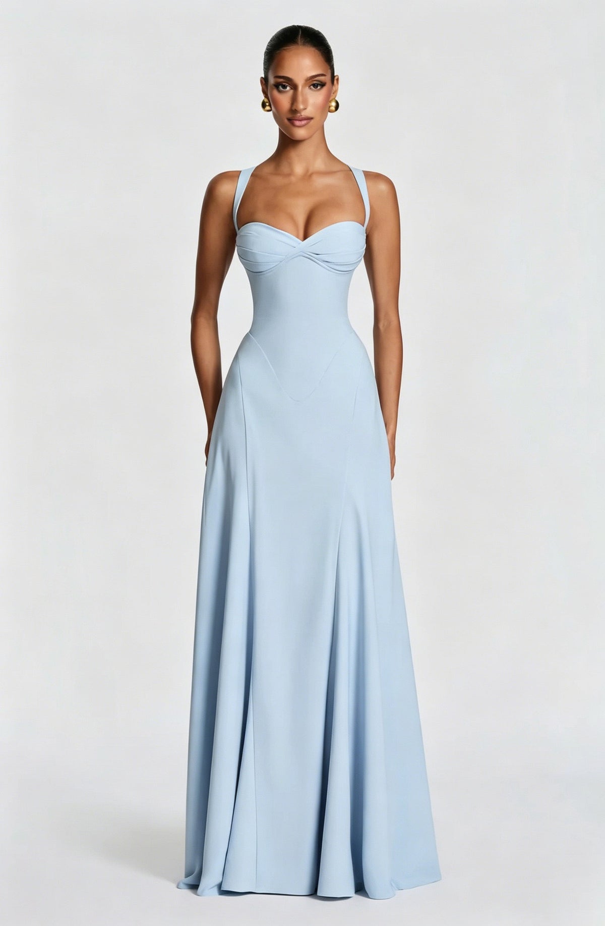 Zelia Lace Up Dress