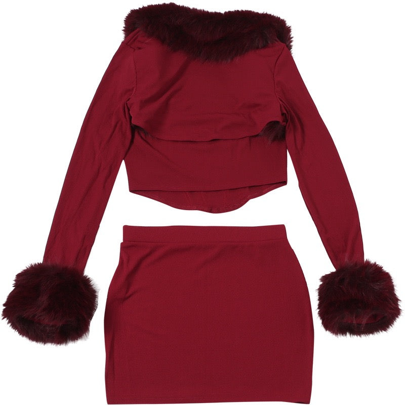 Valeria Fur Set