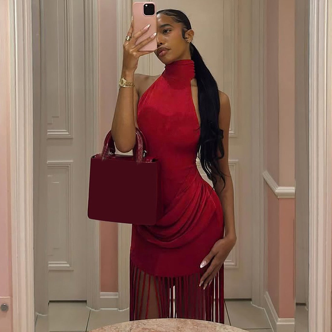 Clara Fringe Dress