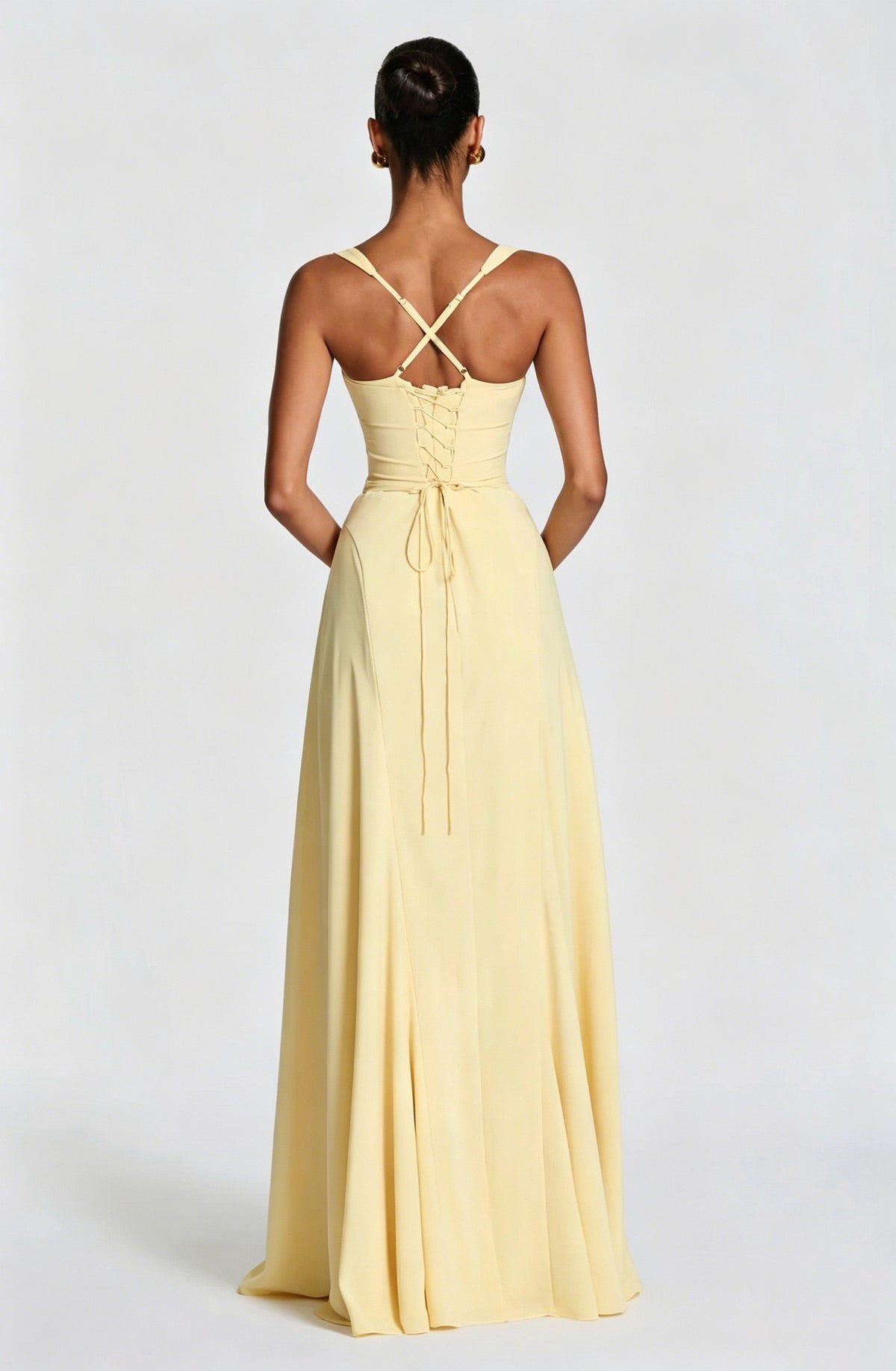 Zelia Lace Up Dress