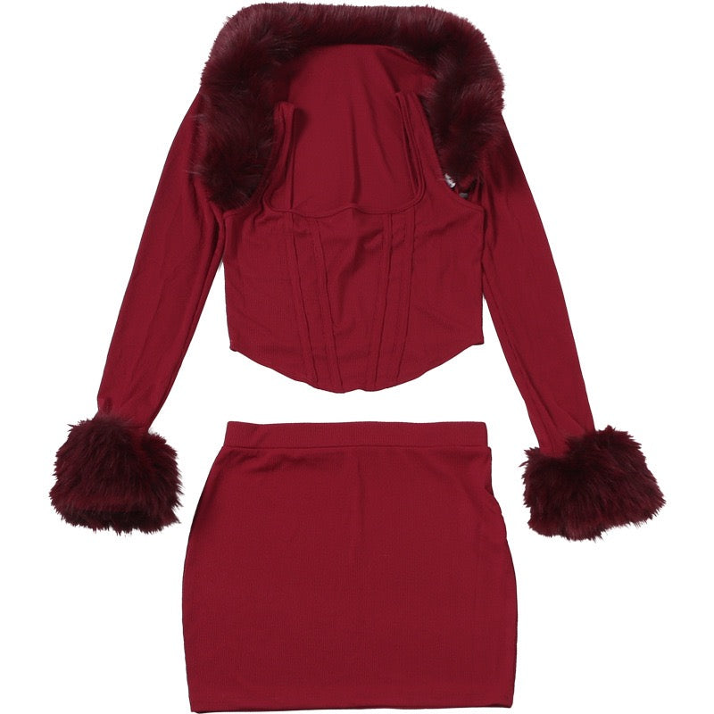 Valeria Fur Set