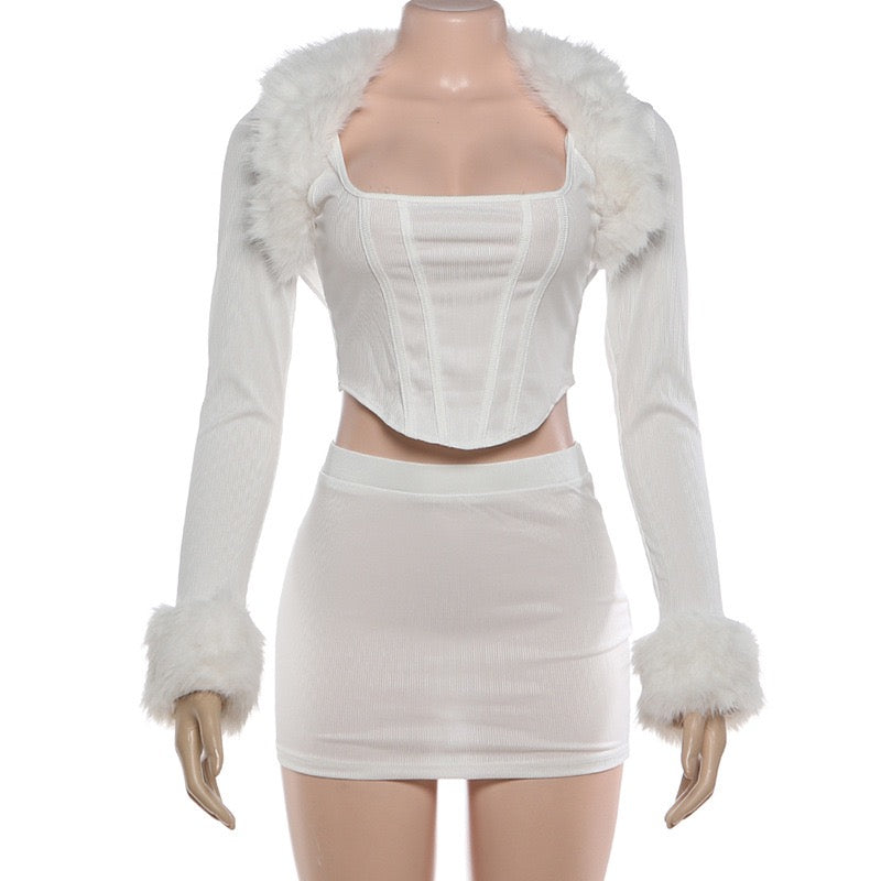 Valeria Fur Set