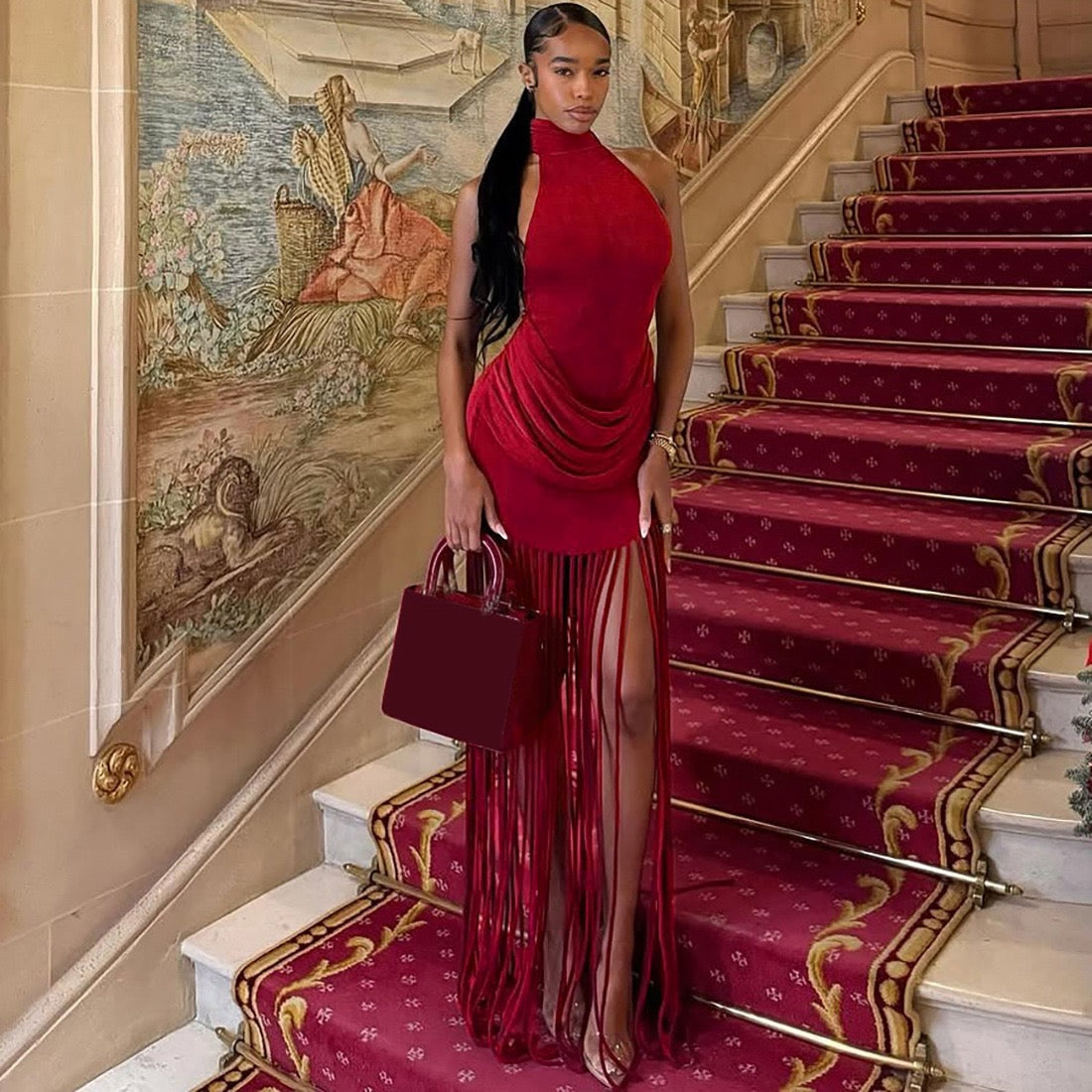 Clara Fringe Dress