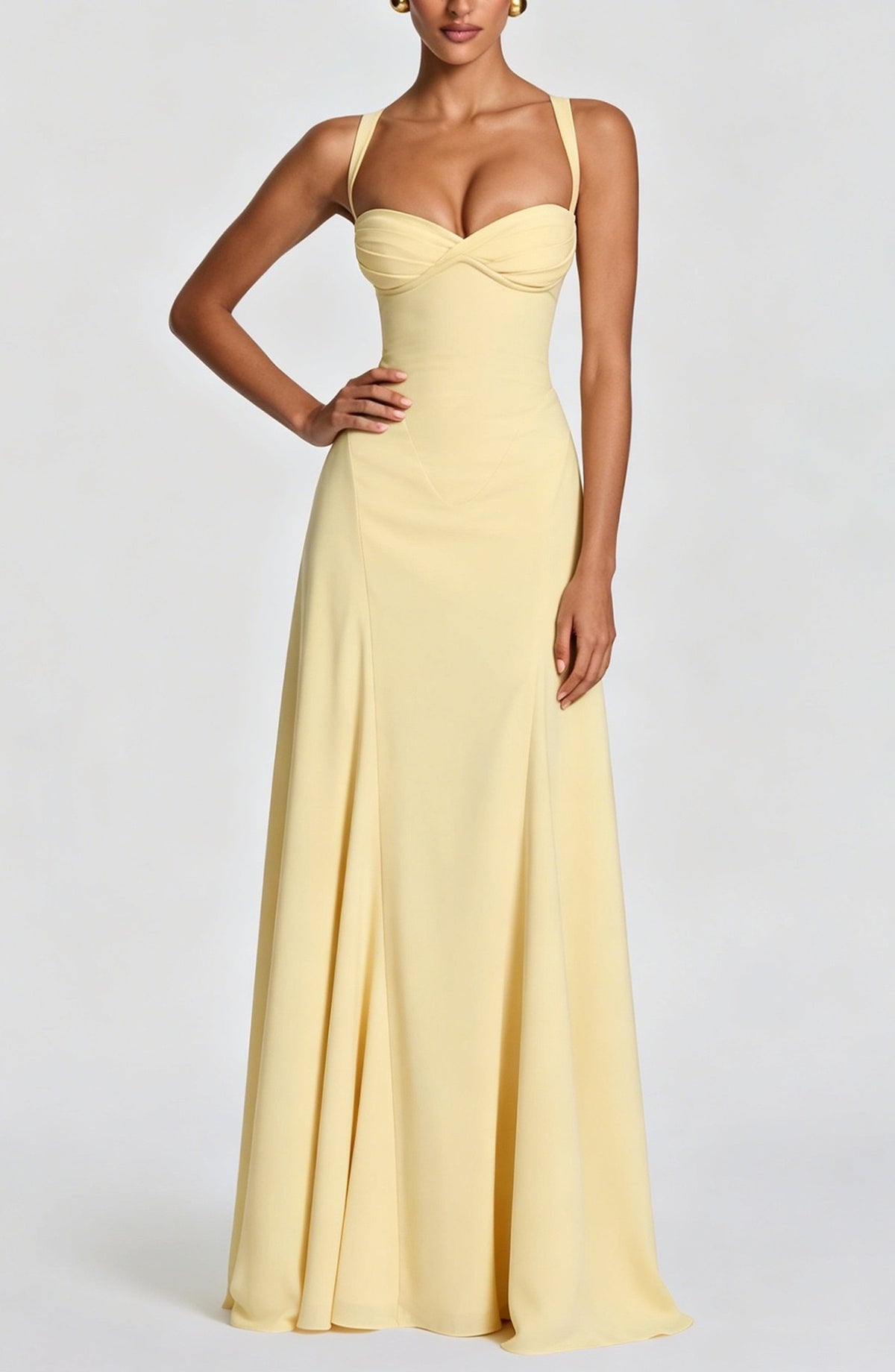 Zelia Lace Up Dress
