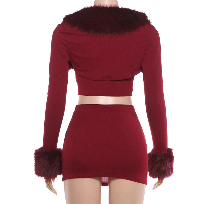 Valeria Fur Set