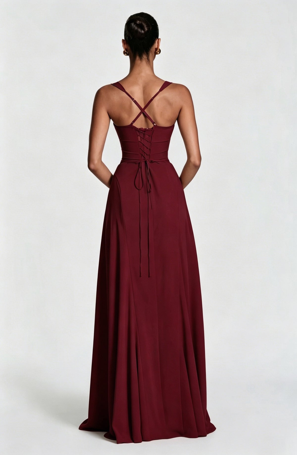 Zelia Lace Up Dress
