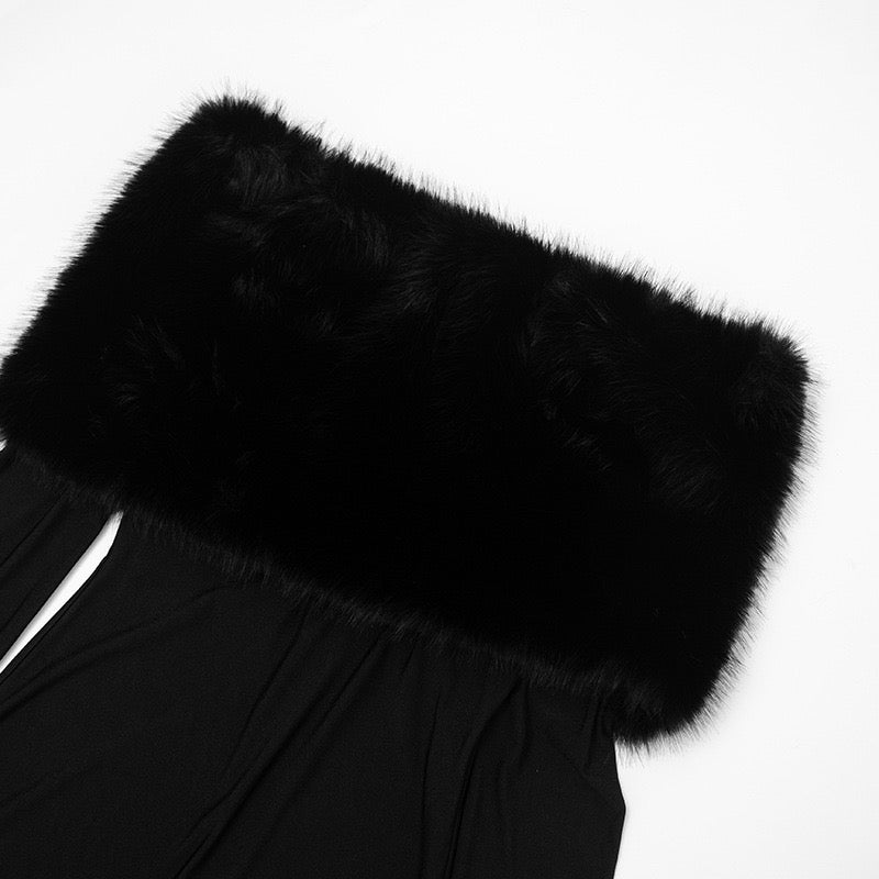 Bella Fur Jumpsuit
